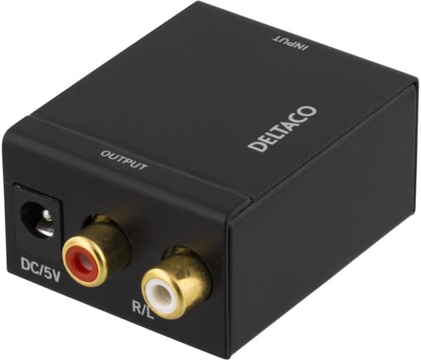 Sound converter digital>analog S/PDIF coaxial Toslink>2xRCA