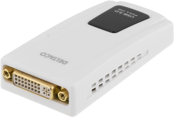 PRIME USB3>DVI/HDMI/VGA adapter DVII Dual Link socket MicroB