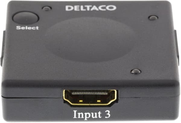 Automatic HDMI switch, 1080p, 3D, black