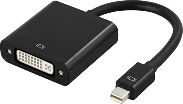 Mini DisplayPort to DVI-D adapter Full HD @60Hz 9 Gb/s 0.1m