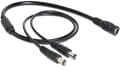 Pikkukuva 2 / 4: Cable DC Splitter 5.5 x 2.1 mm 1 x female to 2 x male