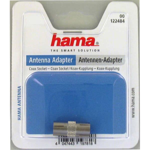 HAMA Sovitin Antenni Koaks. Naaras-Naaras