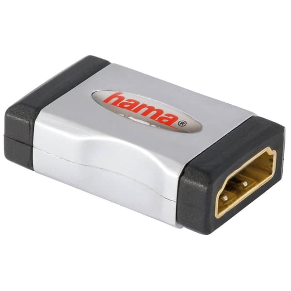 HAMA HDMI Adapter Hun-Hun Sort Guldbelagt ST