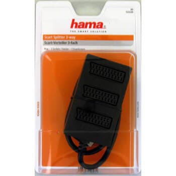 HAMA Scart Fordeler 1-3 0,5m ST