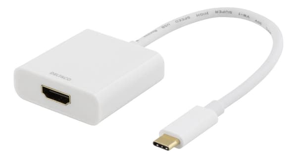 USB-C to HDMI adapter, 4096x2160 30Hz, white