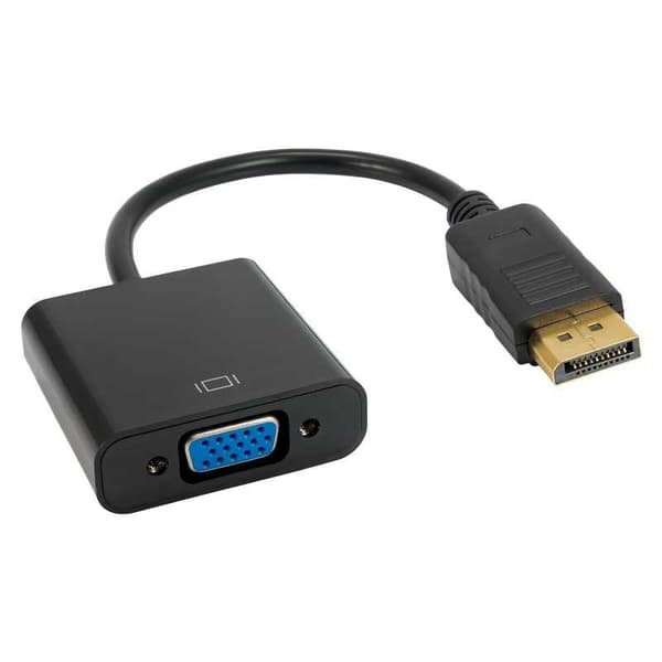 Signalkonverterare DisplayPort (m) / VGA (f) Adapter