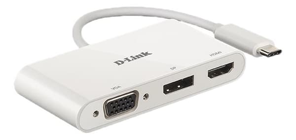 dlink 3-in-1 USB-C to HDMI/VGA/DisplayPort Adapter