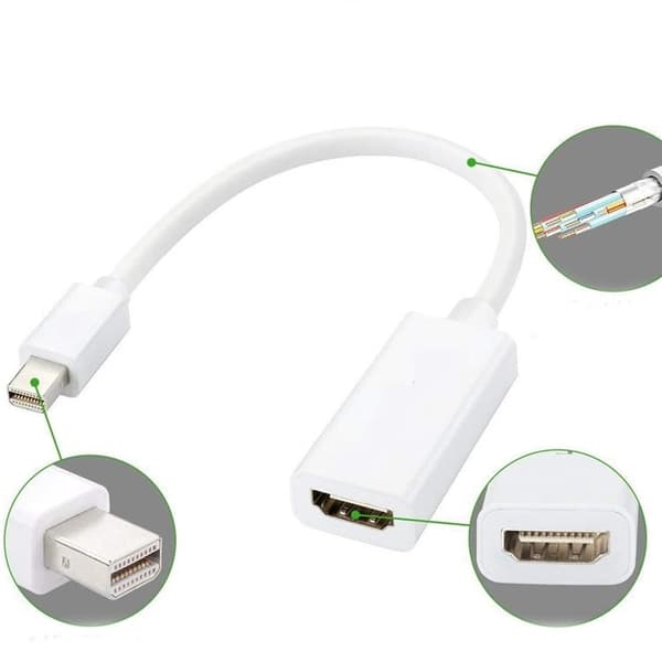 Macbook Displayport Thunderbolt till HDMI-Adapter 1-Pack Macbook Displayport Thunderbolt till HDMI-Adapter 1-Pack
