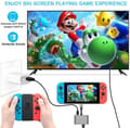 Miniatyrbillede 5 af 6: Adapter 4-i-1 USB-C till HDMI VGA 4K, PD - Silver