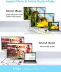 Miniatyrbillede 6 af 6: Adapter 4-i-1 USB-C till HDMI VGA 4K, PD - Silver