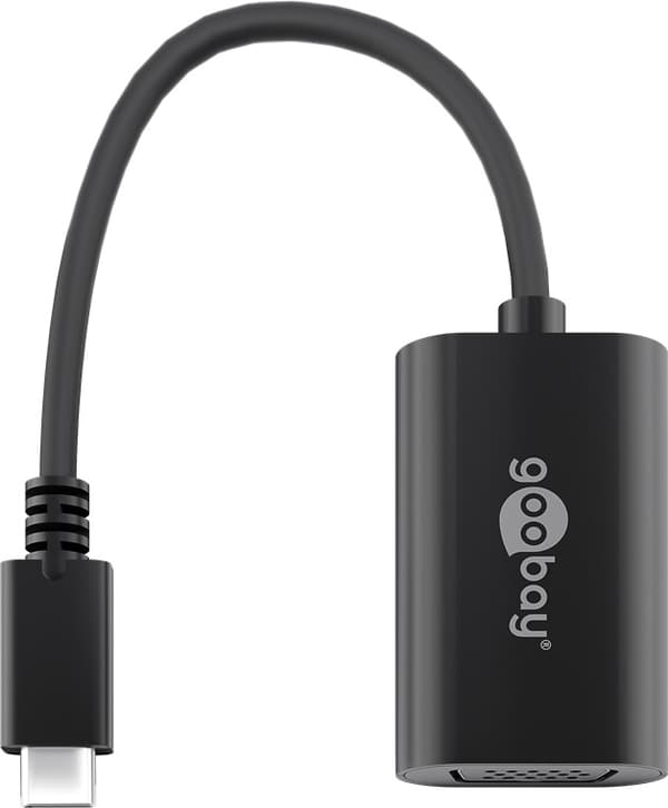 USB-C â„¢ VGA-adapter, svart