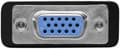 Miniatyrbilde 4 av 4: Analog DVI-I/VGA-adapter, gullbelagt