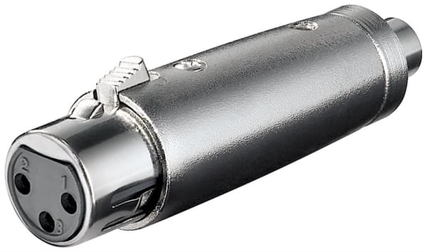 XLR-adapter; RCA hunn til XLR hunn
