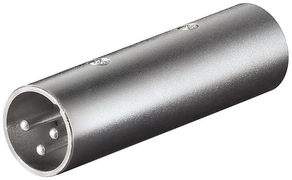 XLR adapter/kontakt, plugg til plugg