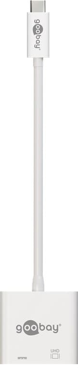 USB-C™-adapter till HDMI™ 4K @ 60 Hz, PD, vit