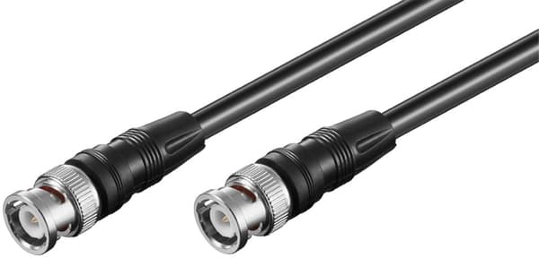 Goobay BNC videokontaktkabel (RG59); dobbelt skjermet