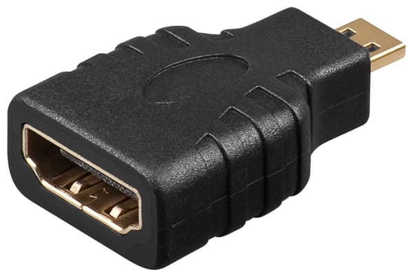 HDMI™-adapter, forgyldt