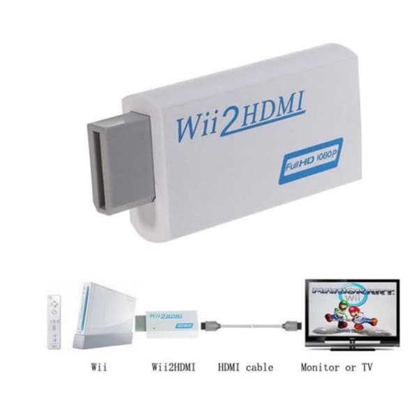 Nintendo Wii till HDMI-adapter, 1080p / 720p