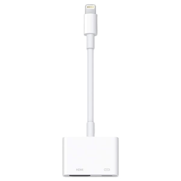 Lightning til HDMI Adapter - Digital AV Adapter Hvid 2-Pack