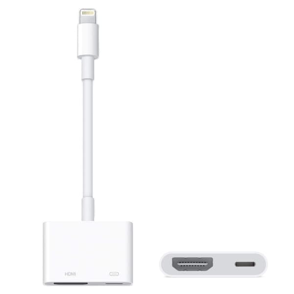 Lightning till HDMI Adapter - Digital AV Adapter Vit
