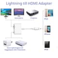 Miniatyrbild 3 av 7: Lightning till HDMI Adapter - Digital AV Adapter Vit