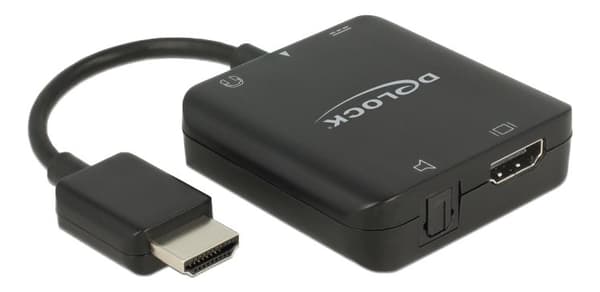 HDMI Audio Extractor 4K 60 Hz compact, black