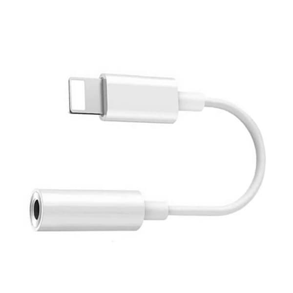 Headsetadapter för iPhone, 1x3,5mm ha - 1x Lightning