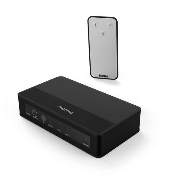 HAMA Switcher HDMI 3x1 4K