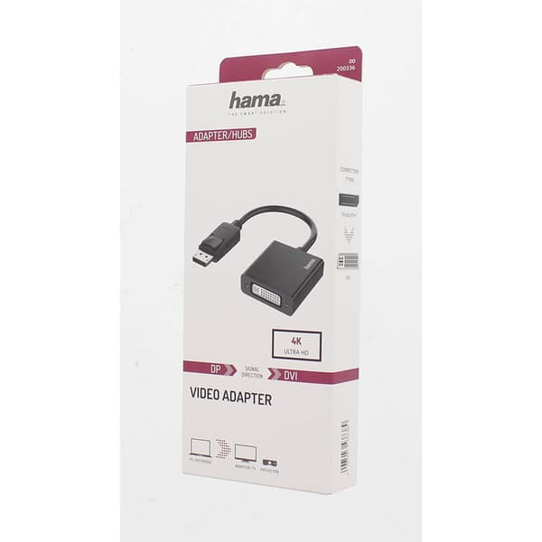 HAMA Adapter Multimedia DisplayPort-DVI 4K