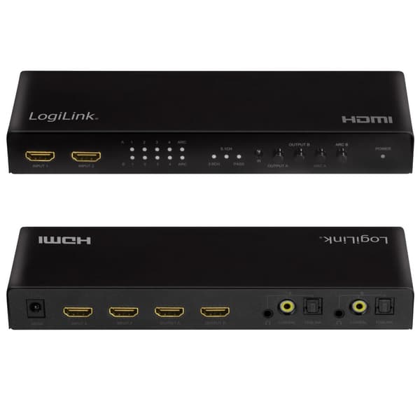 HDMI Matrix switch 4K/60Hz ARC HDCP HDR CEC