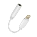 Miniatyrbild 1 av 4: Ljudadapter - Apple - iPhone Lightning till Jack 3.5mm - Vit - Han-kontakt - Minimalistisk design