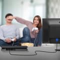 Miniatyrbild 4 av 4: HDMI till VGA-adapter - LinQ - 1,8m - 1920x1080p - Svart - Hane till Hane
