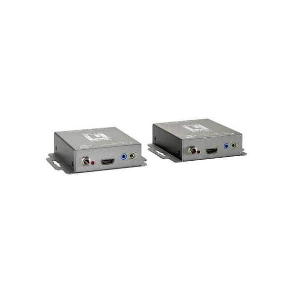 LevelOne HVE-9005. USB-kontakt: Mini-USB B. Lysdioder: Länk. Arbetsspänning: 5V, Ström: 2A.