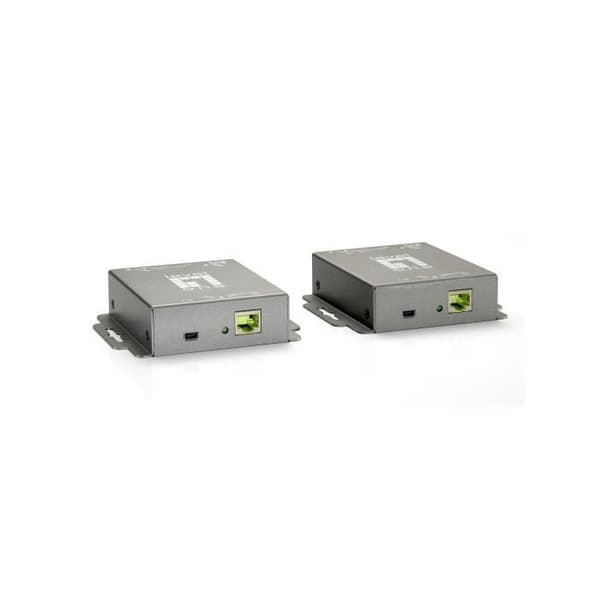 LevelOne HVE-9005. USB-kontakt: Mini-USB B. Lysdioder: Länk. Arbetsspänning: 5V, Ström: 2A.