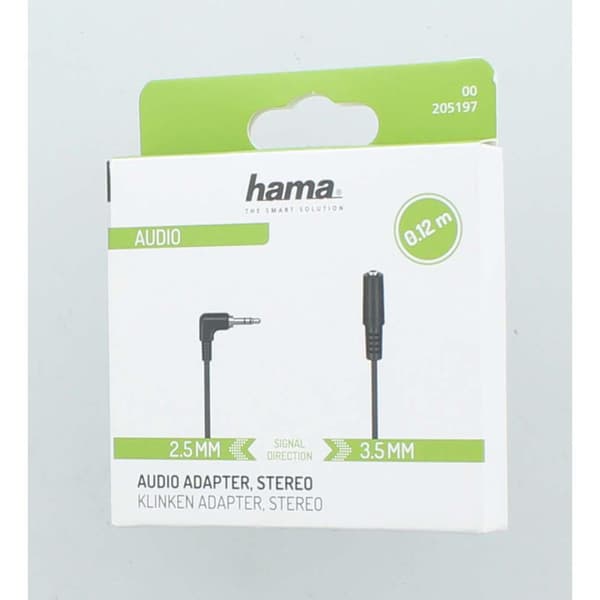 Adapter Audio 3.5 Hunstik til 2.5 Jack Stereo