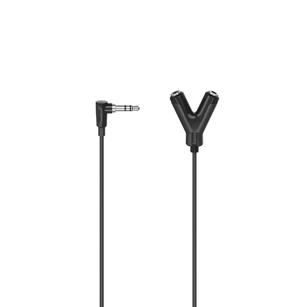 Adapter Audio 3.5 Hanstik til 2x 3.5 Hunstik