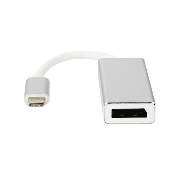 USB-C til Displayport Adapter Hurtig - Sølv