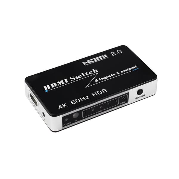INF HDMI Switch 5 in 1 Out 4K @ 60Hz Sort