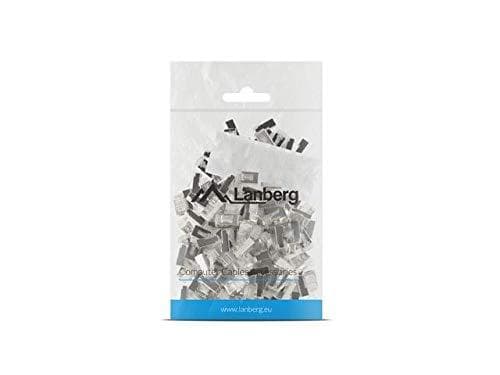 Lanberg PLS-6000 ledningsstik RJ-45 Rustfrit stål, Transparent