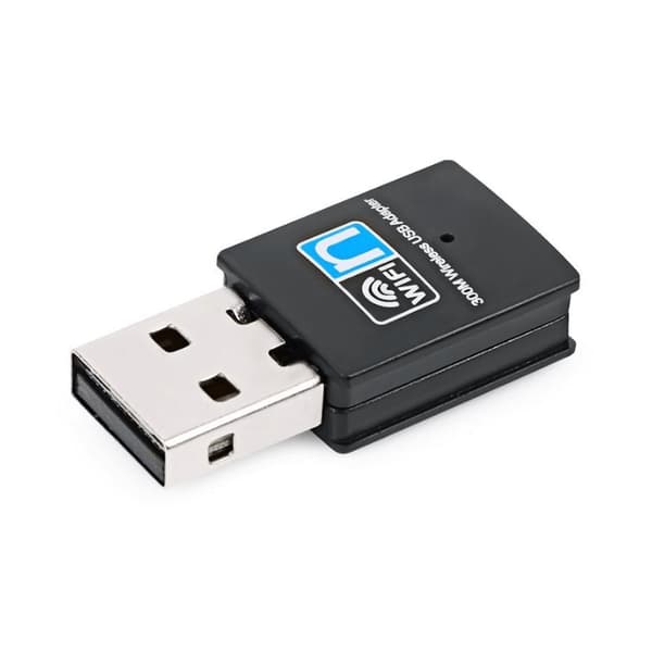 USB WIFI -sovitin - musta - 300 Mbps