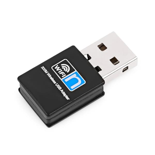 USB WIFI -sovitin - musta - 300 Mbps