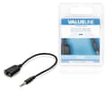 Miniatyrbild 1 av 4: Valueline VLAB22100B02 Jack Stereo Audio Splitter-kabel 3,5 mm hane - 2x 3,5 mm hona 0,20 M svart