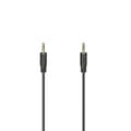 Pikkukuva 1 / 2: Hama Audio Cable Flexi-Slim 3,5 mm jakkipistoke Kullattu musta 0,75 M