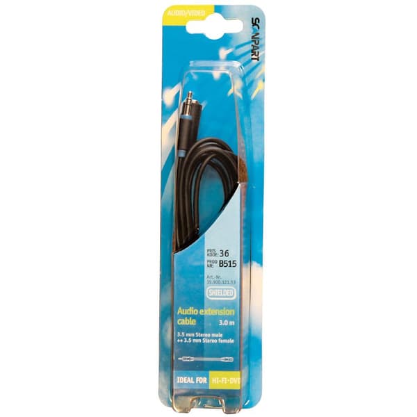 Scanpart Forlængerkabel 3,5 S(m)-(f)lige 3,0m