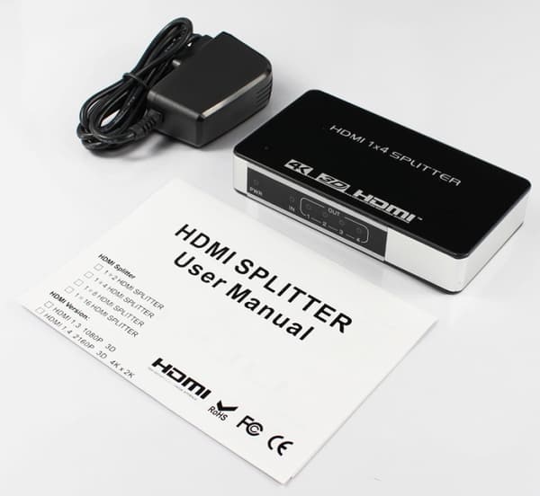 HDMI Splitter 1 till 4 4K @ 30Hz