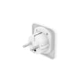 Miniatyrbilde 5 av 9: Reiseadapter Type E/F Universal Verden-EU Hvit