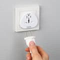 Miniatyrbilde 6 av 9: Reiseadapter Type E/F Universal Verden-EU Hvit