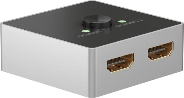 Manuell HDMI™-svitsj 2 til 1 (4K @ 60 Hz)