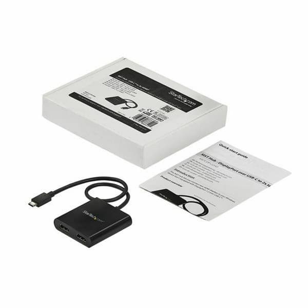 Dock Startech MSTCDP122HD 4K Ultra HD Svart