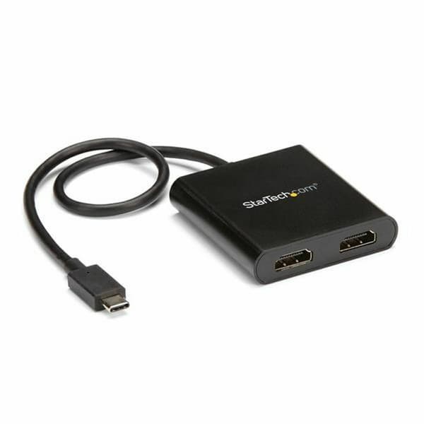 Dock Startech MSTCDP122HD          4K Ultra HD Svart Svart